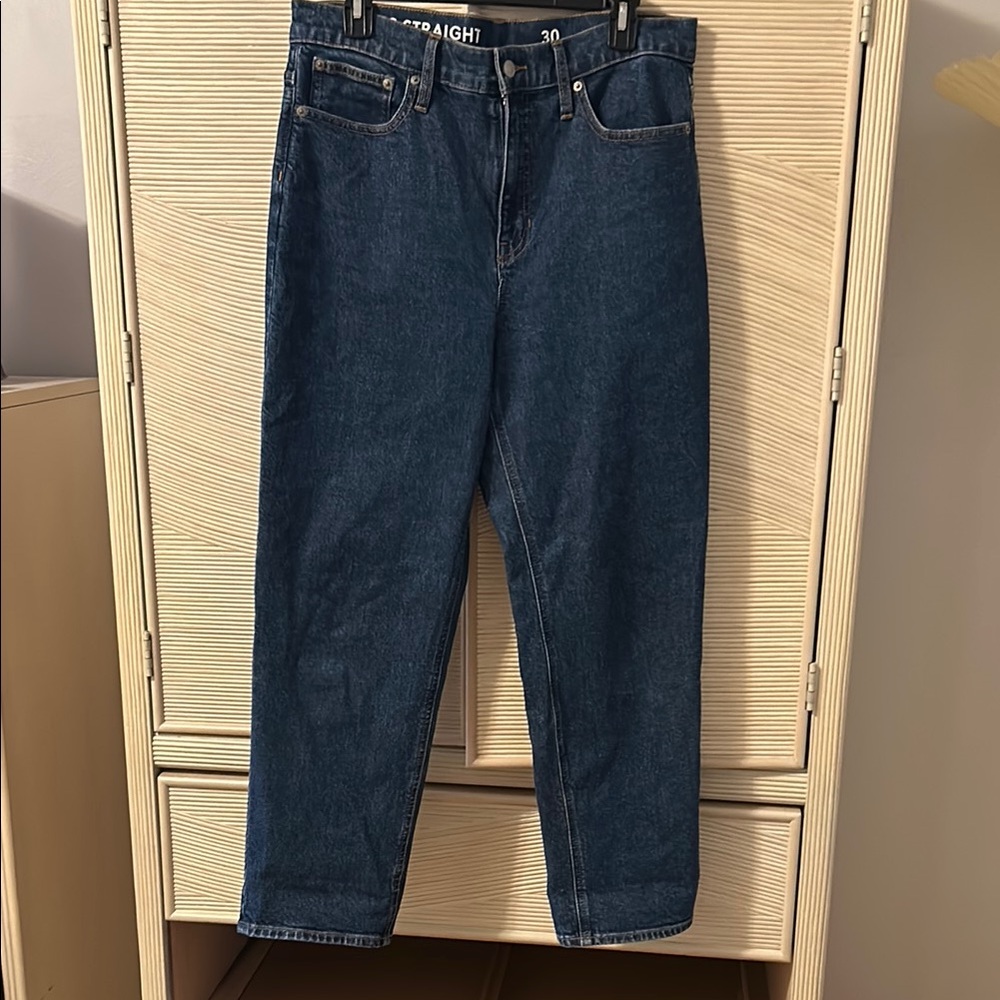 J. Crew straight cut Blue Denim Jeans